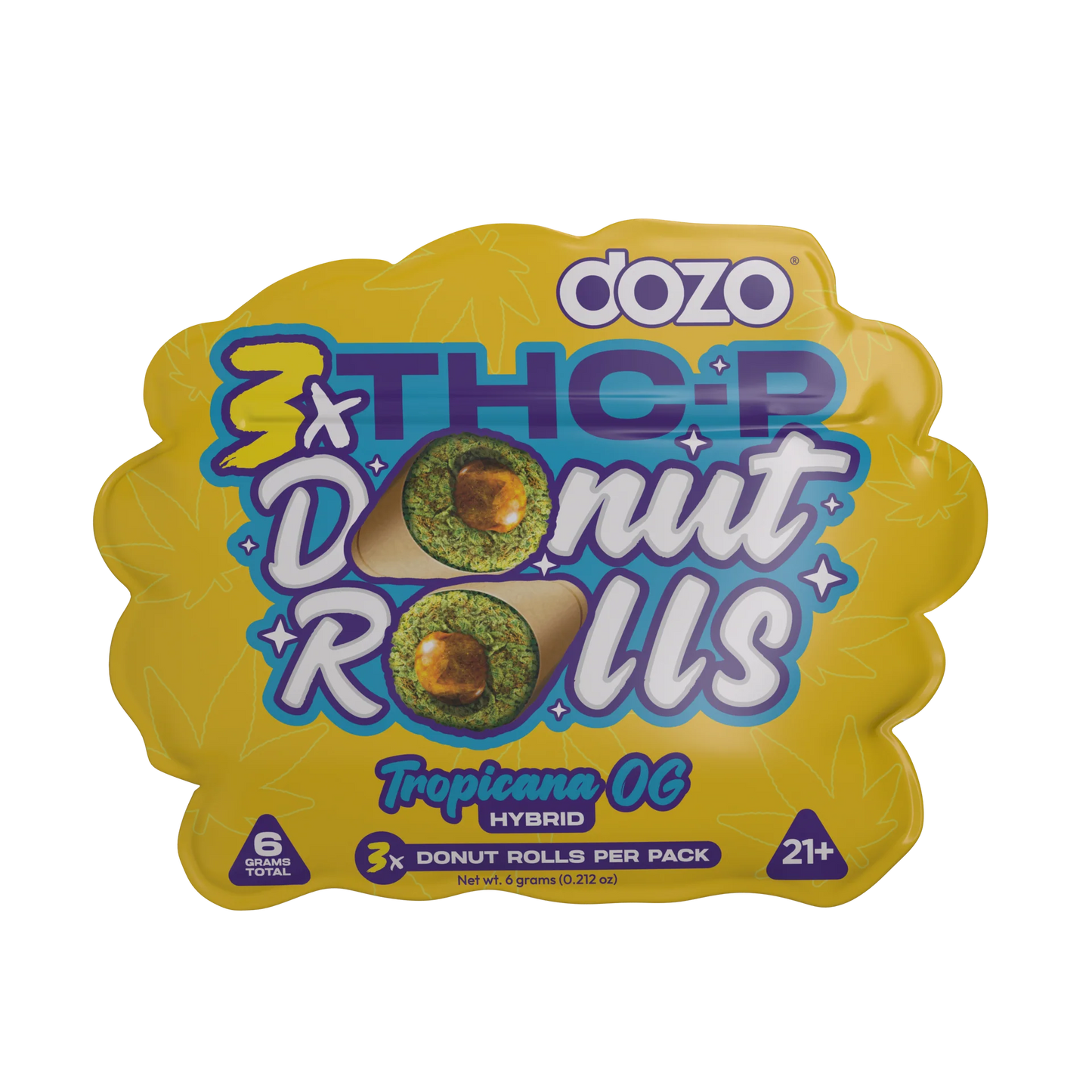 DOZO DONUT ROLLS (THC-P) 6G - 3CT TROPICANA OG (HYBRID)