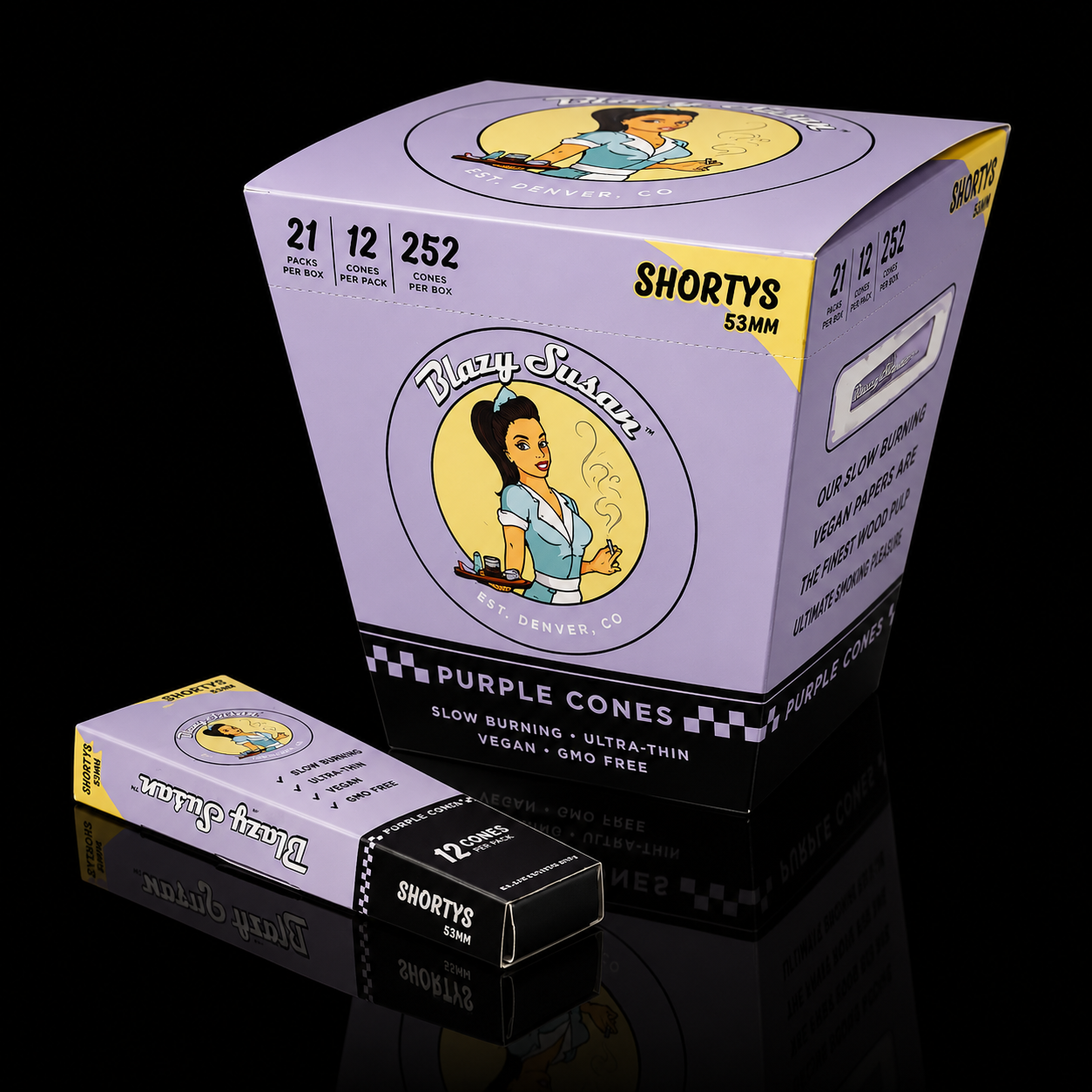 Blazy Susan Purple Cones Shortys
