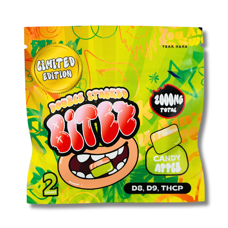 BITEZ D8+D9+THCP Candy Apple Gummies 2000mg