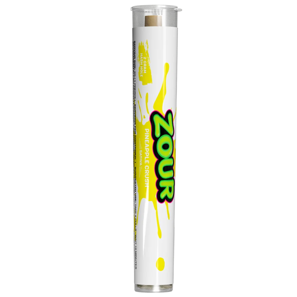 ZOUR Pineapple Crush Hash Hole Preroll – 2g