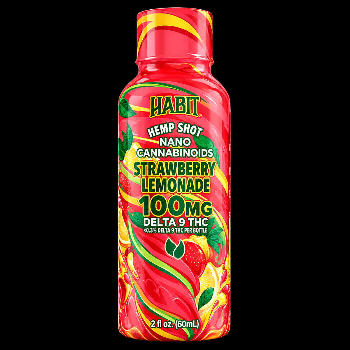 Habit Strawberry Lemonade Delta-9 THC Hemp Shot 100mg