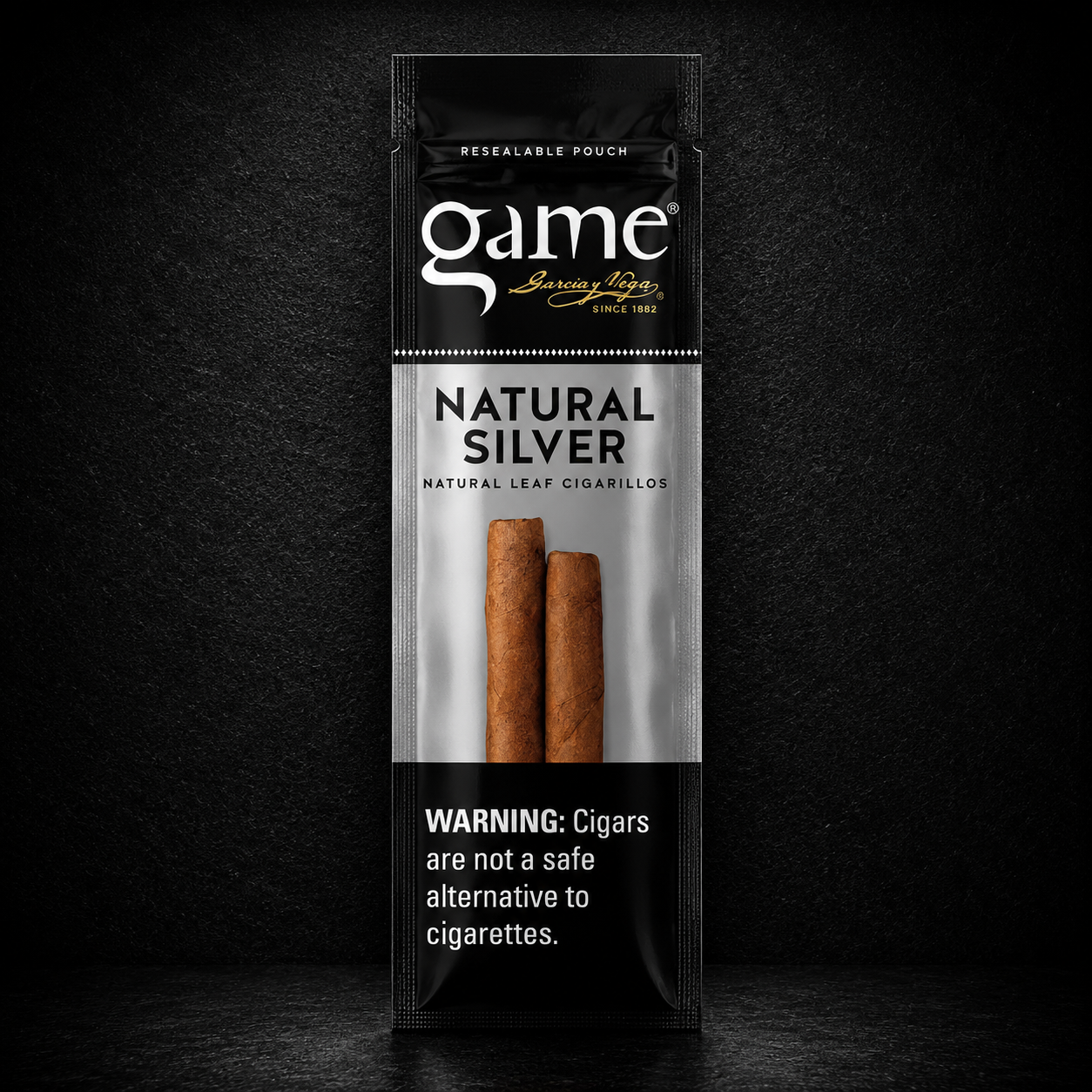 Game Cigar - Natural Silver (2 Pack)