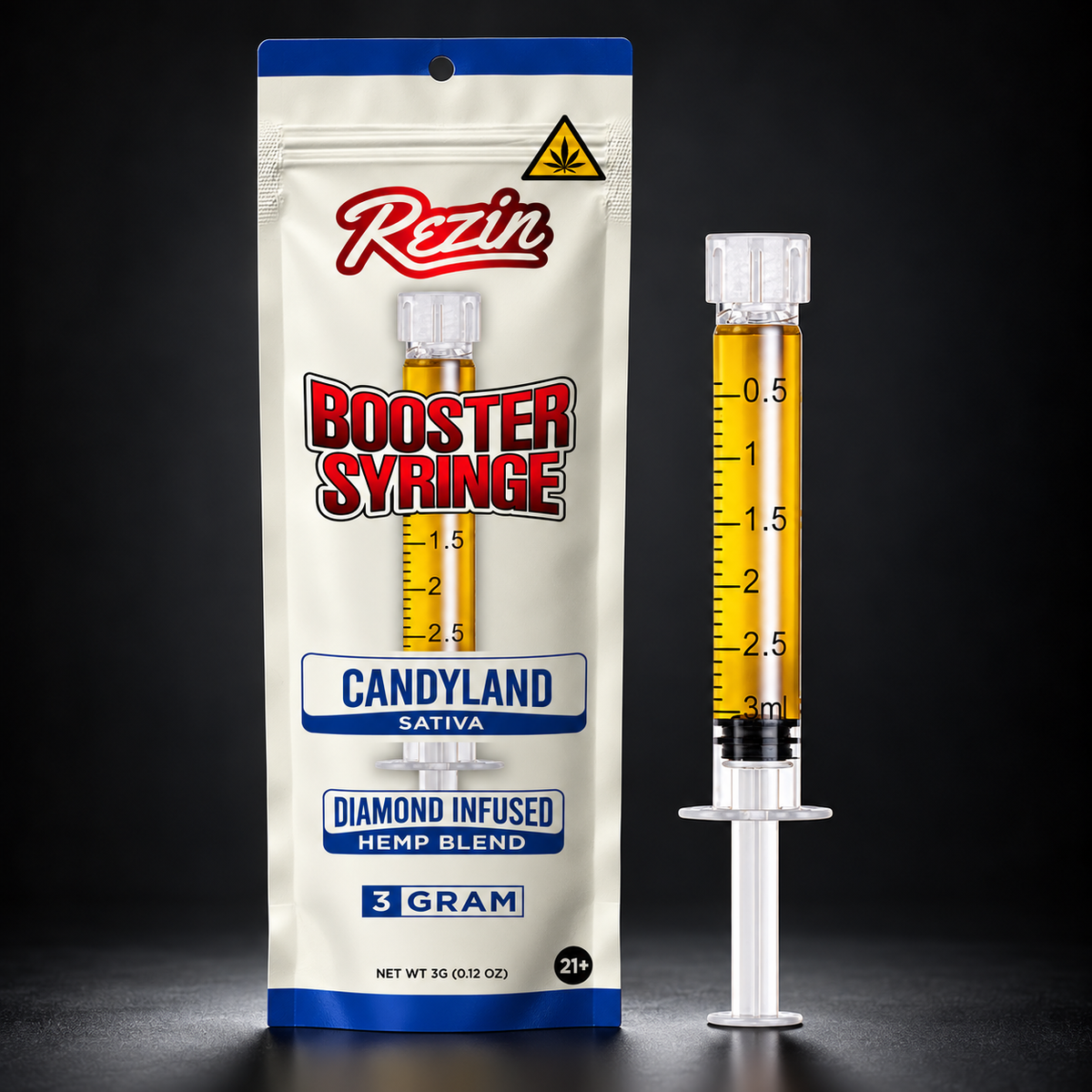Rezin Booster Candyland Sativa 3G