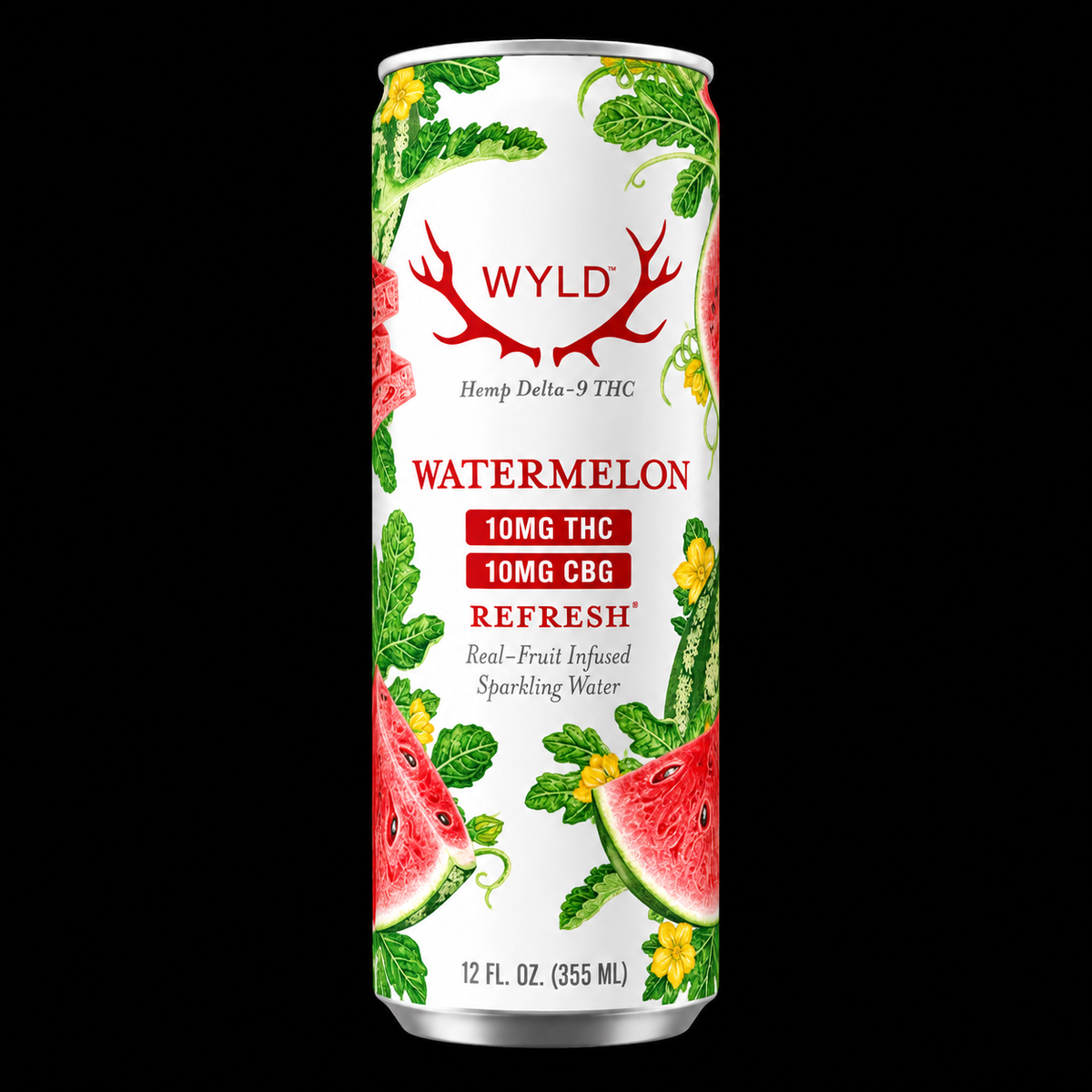 WYLD Watermelon THC:CBG Sparkling Water