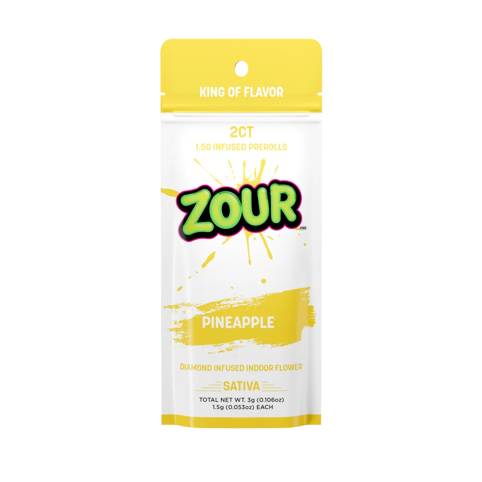 ZOUR Pineapple Diamond Infused Prerolls