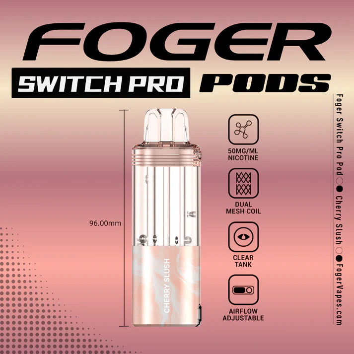 Foger Switch Pro Pod | 30K Puffs - Cherry Slush