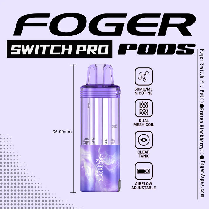 Foger Switch Pro Pod | 30K Puffs - Frozen Blackberry