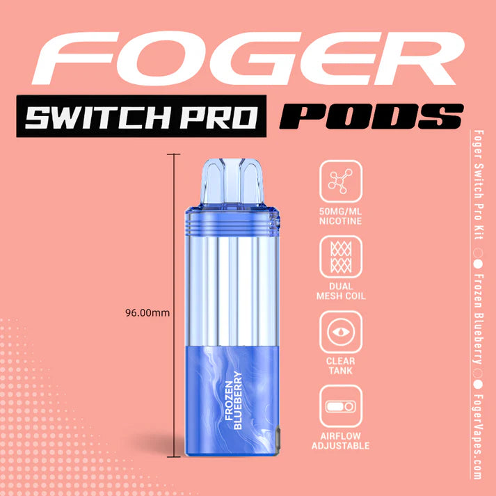 Foger Switch Pro Pod | 30K Puffs - Frozen Blueberry