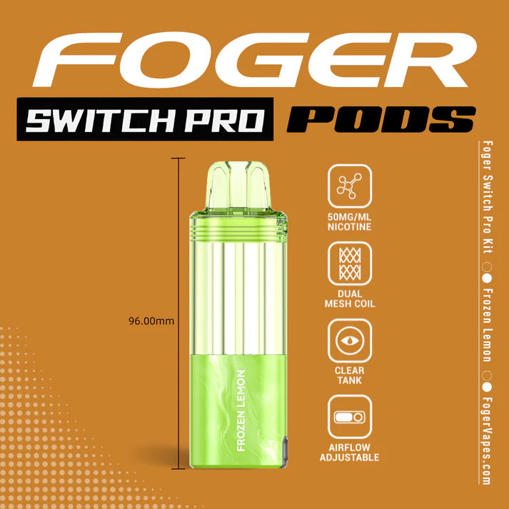 Foger Switch Pro Pod | 30K Puffs - Frozen Lemon