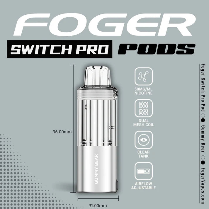Foger Switch Pro Pod | 30K Puffs - Gummy Bear