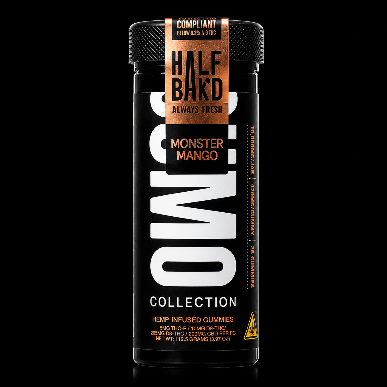 HALF BAKD Monster Mango Sumo Gummies 10,000mg