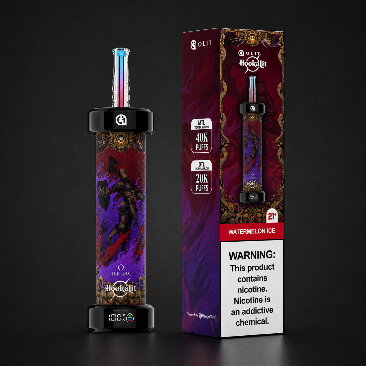 Olit Hookalit 40K Puffs Watermelon Ice