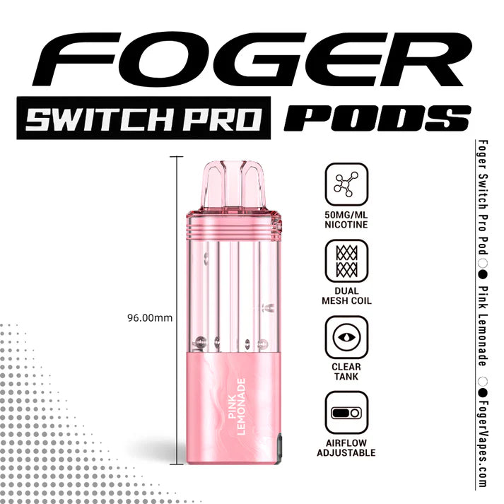 Foger Switch Pro Pod | 30K Puffs - Pink Lemonade