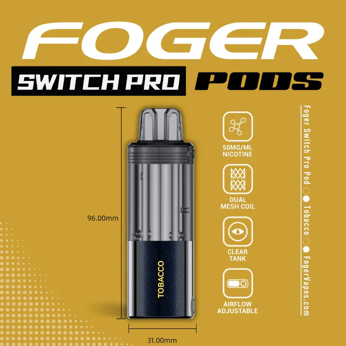 Foger Switch Pro Pod | 30K Puffs - Tobacco
