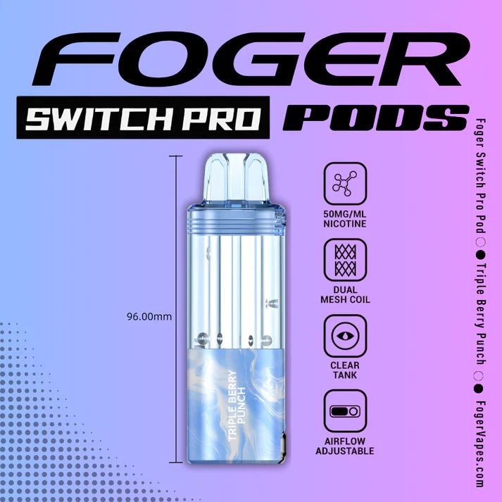 Foger Switch Pro Pod | 30K Puffs - Triple Berry Punch