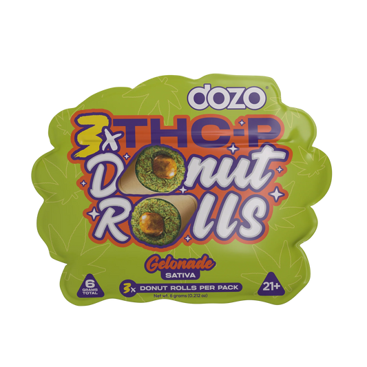DOZO DONUT ROLLS (THC-P) 6G - 3CT GELONADE (SATIVA)