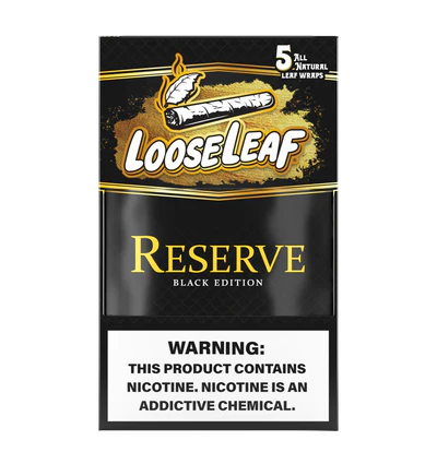 Looseleaf Reserve Black Edition 5pk Honey Bourbon