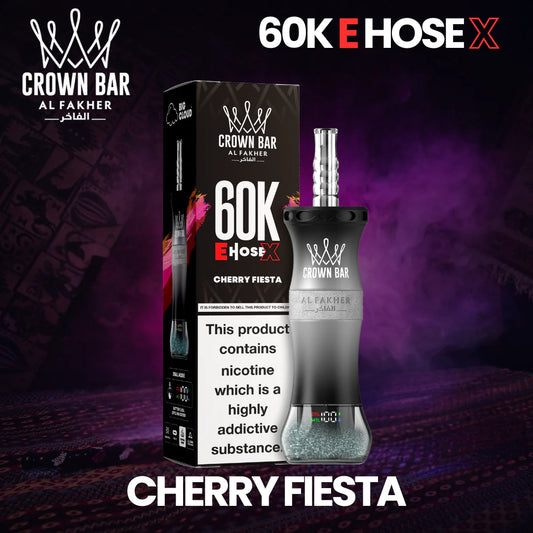 Al Fakher Crown Bar 60K eHose X - Cherry Fiesta