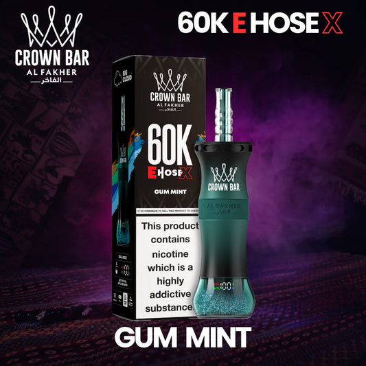 Al Fakher Crown Bar 60K eHose X - Gum Mint