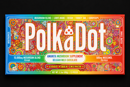 Polkadot Mushroom Bar - Good Luck Charms Chocolate Bar