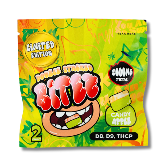 BITEZ D8+D9+THCP Candy Apple Gummies 2000mg
