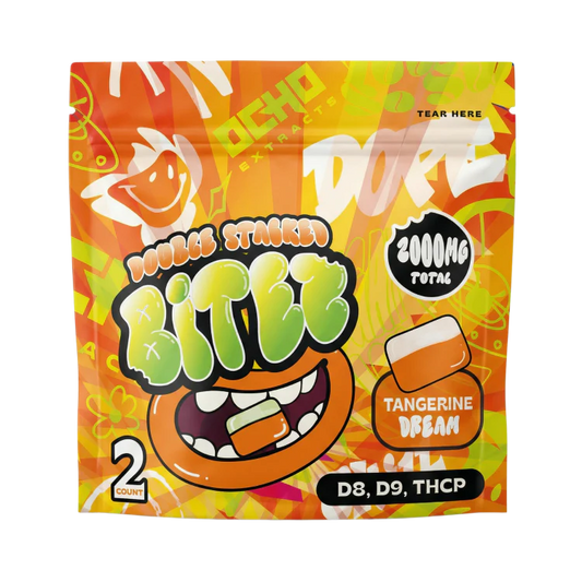 BITEZ D8+D9+THCP Tangerine Dream Gummies 2000mg