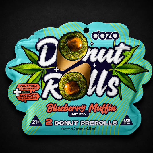 DOZO DONUT PRE-ROLLS BLUEBERRY MUFFIN (INDICA)