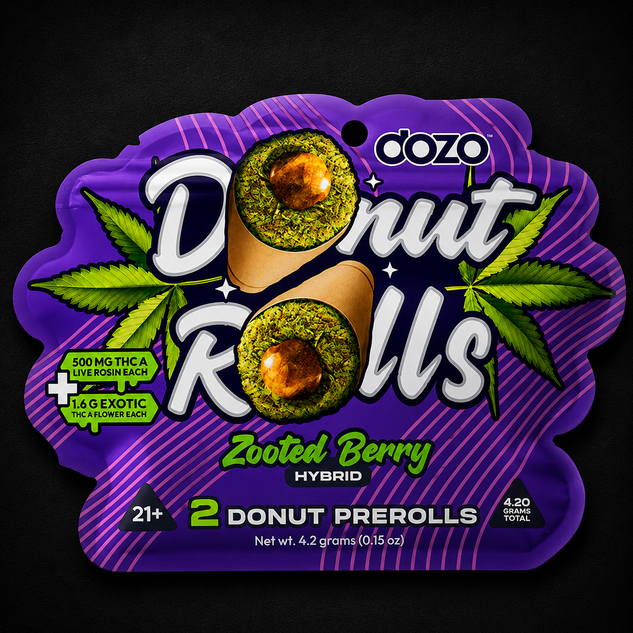 DOZO DONUT PRE-ROLLS ZOOTED BERRY (HYBRID)