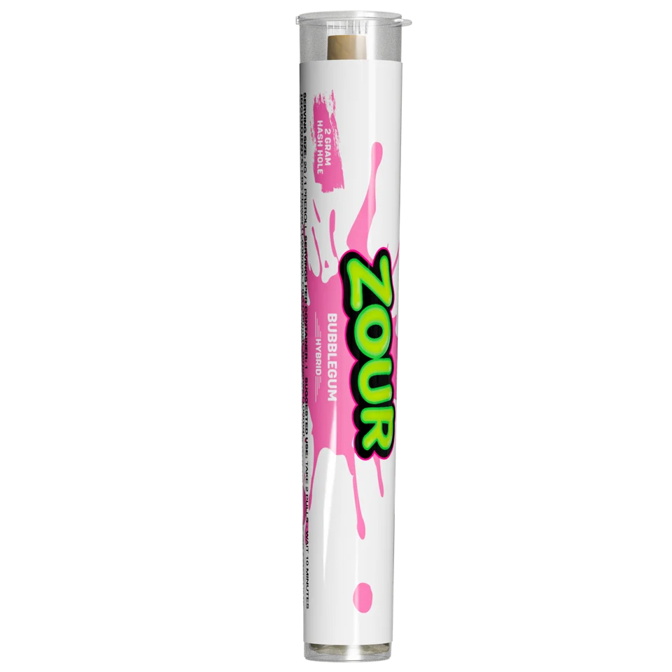 ZOUR Bubblegum Hash Hole Preroll – 2g