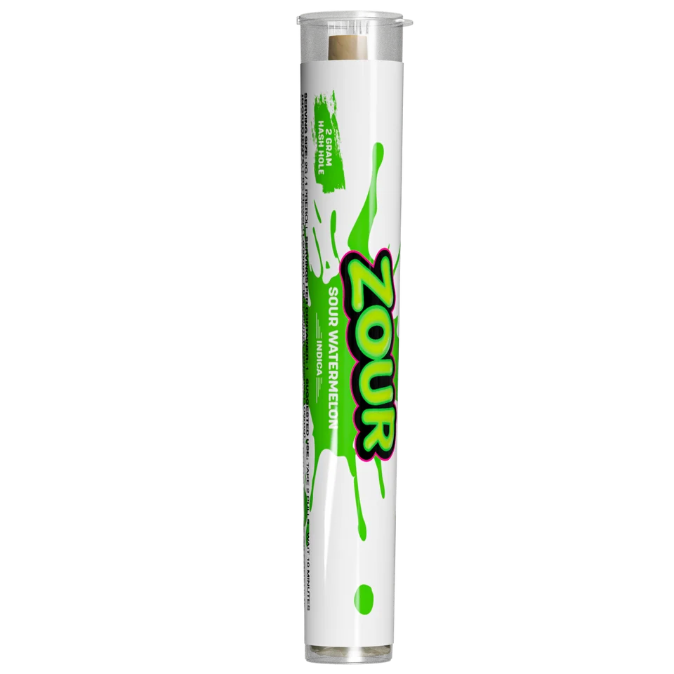 ZOUR Sour Watermelon Hash Hole Preroll – 2g