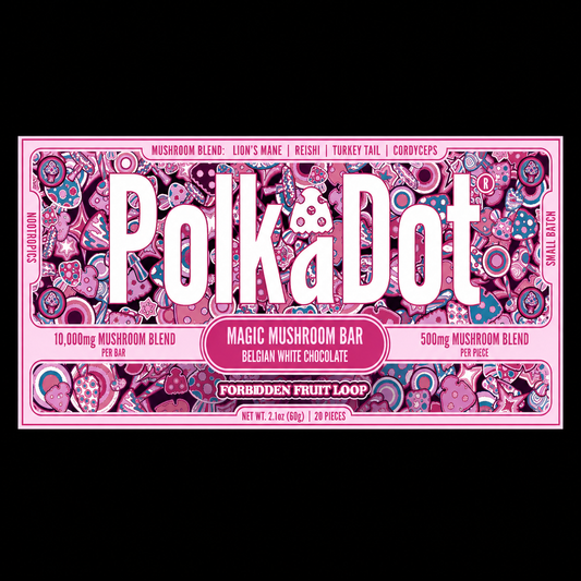 Polkadot Forbidden Fruit Loop Chocolate Bar