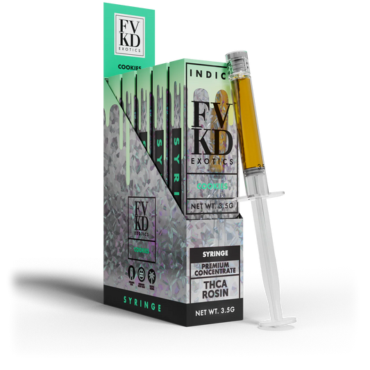 FVKD Live Rosin THCa Syringe 3.5G - Cookies (Indica)