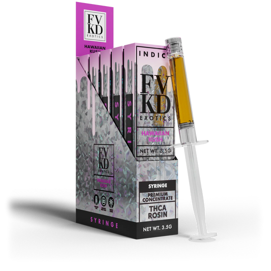FVKD Live Rosin THCa Syringe 3.5G - Hawaiian Kush (Indica)