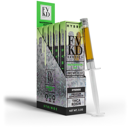 FVKD Live Rosin THCa Syringe 3.5G - Watermelon OG (Hybrid)