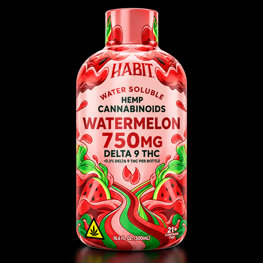 Habit Watermelon Delta-9 THC Syrup 750mg
