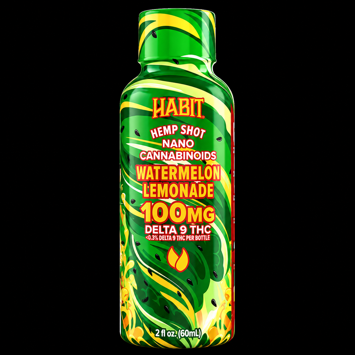 Habit Watermelon Lemonade Delta-9 THC Hemp Shot 100mg