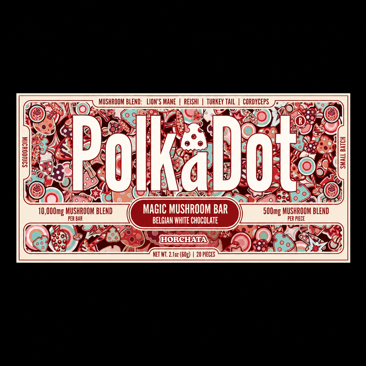 Polkadot Horchata Chocolate Bar