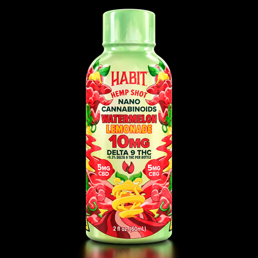 Habit Watermelon Lemonade Delta-9 Shot 10mg – CBD + CBG