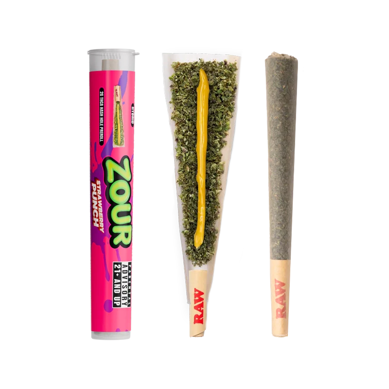 ZOUR THCA STRAWBERRY PUNCH HASH HOLES