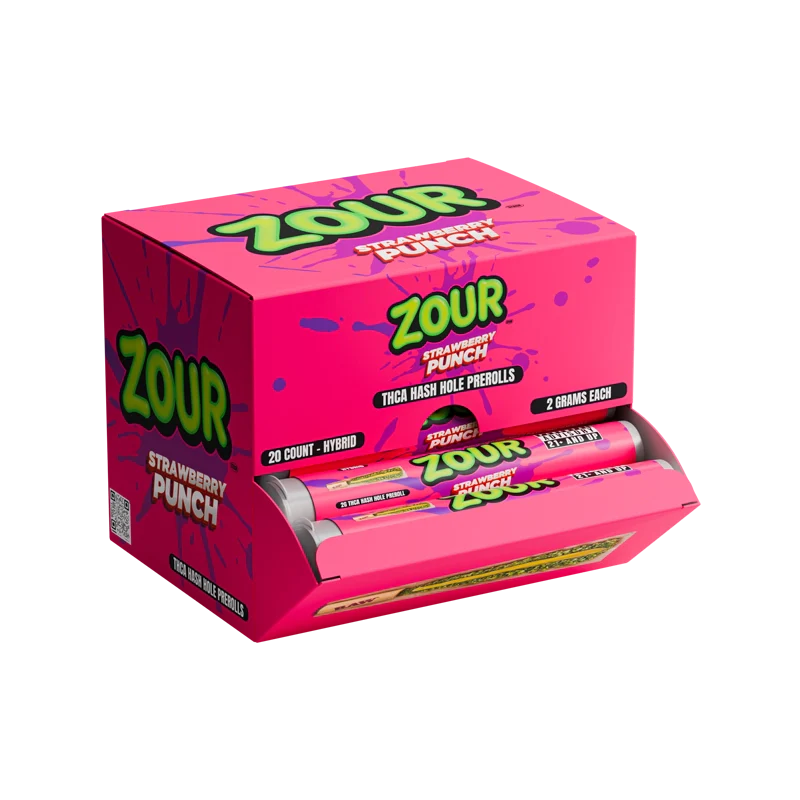 ZOUR THCA STRAWBERRY PUNCH HASH HOLES
