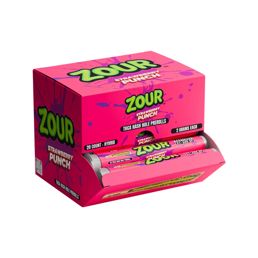ZOUR THCA STRAWBERRY PUNCH HASH HOLES