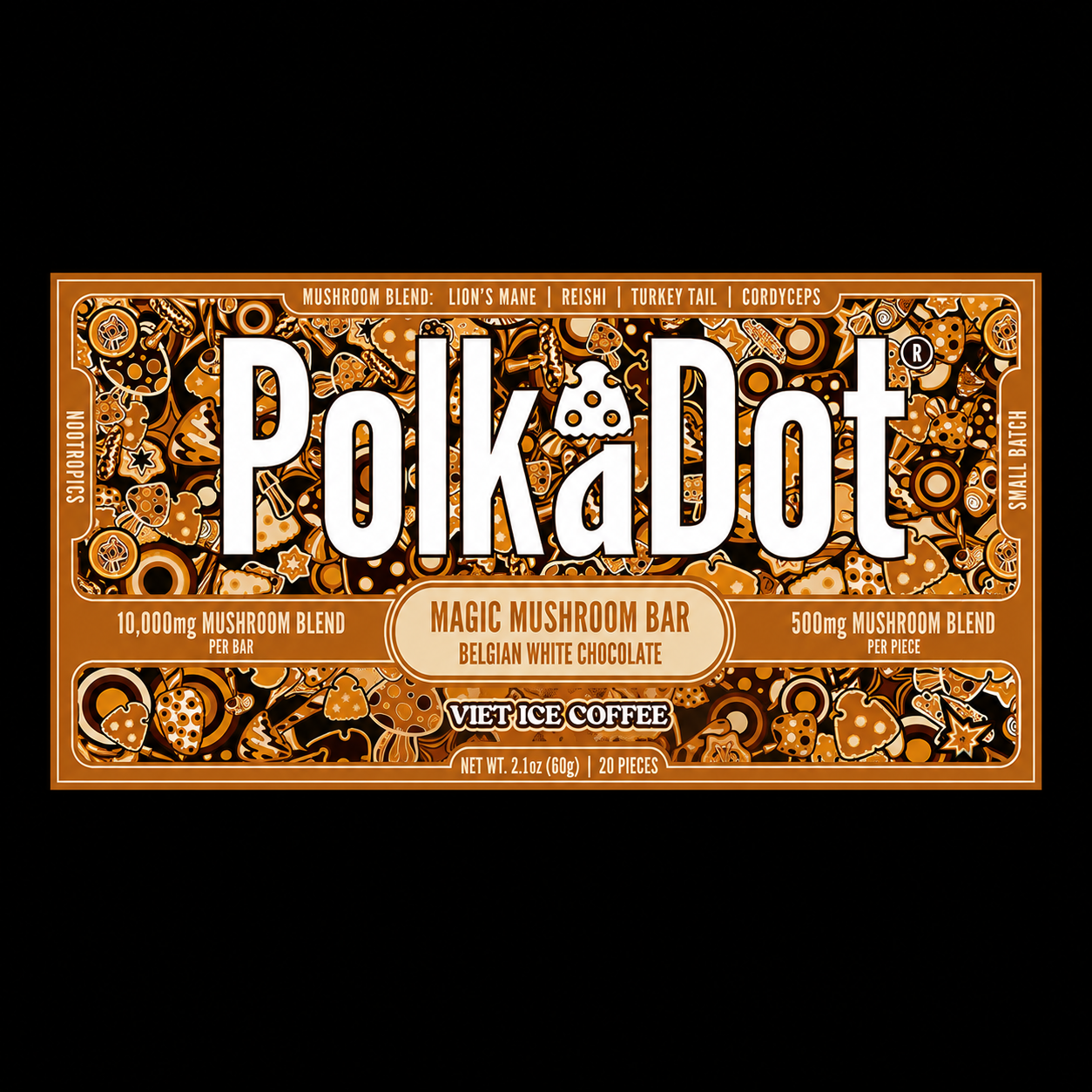 Polkadot Viet Ice Coffee Chocolate Bar