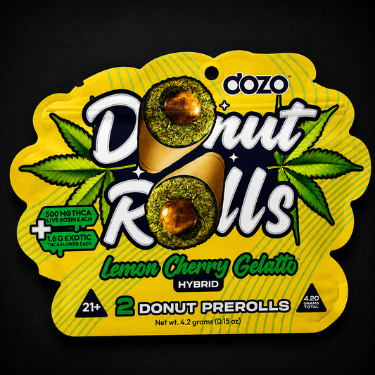 DOZO DONUT PRE-ROLLS LEMON CHERRY GELATO (HYBRID)
