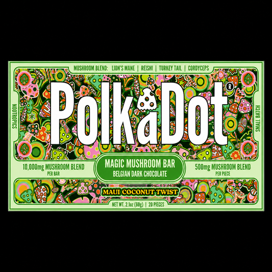 Polkadot Maui Coconut Twist Chocolate Bar