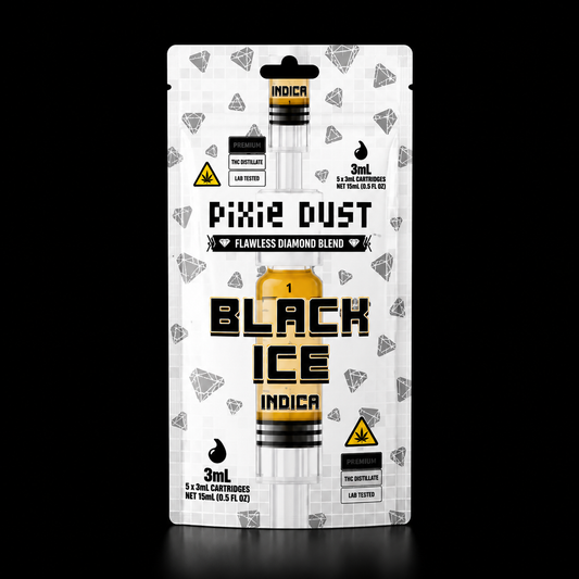 Pixie Dust Flawless Diamond Blend 3ml Syringe - Black Ice