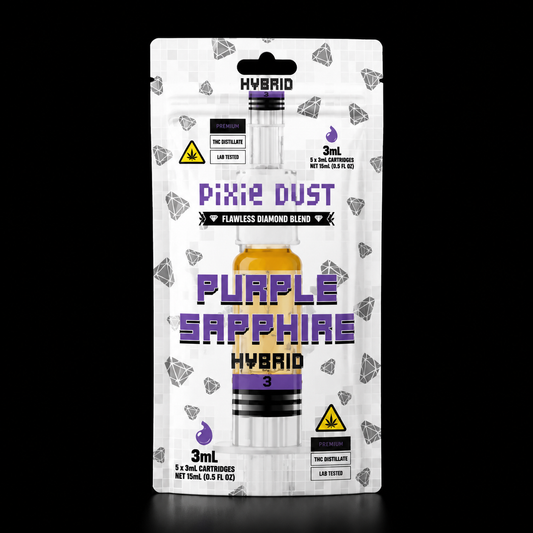 Pixie Dust Flawless Diamond Blend 3ml Syringe - Purple Sapphire