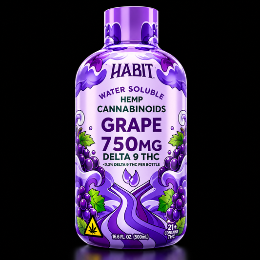 Habit Grape Delta-9 THC Syrup 750mg