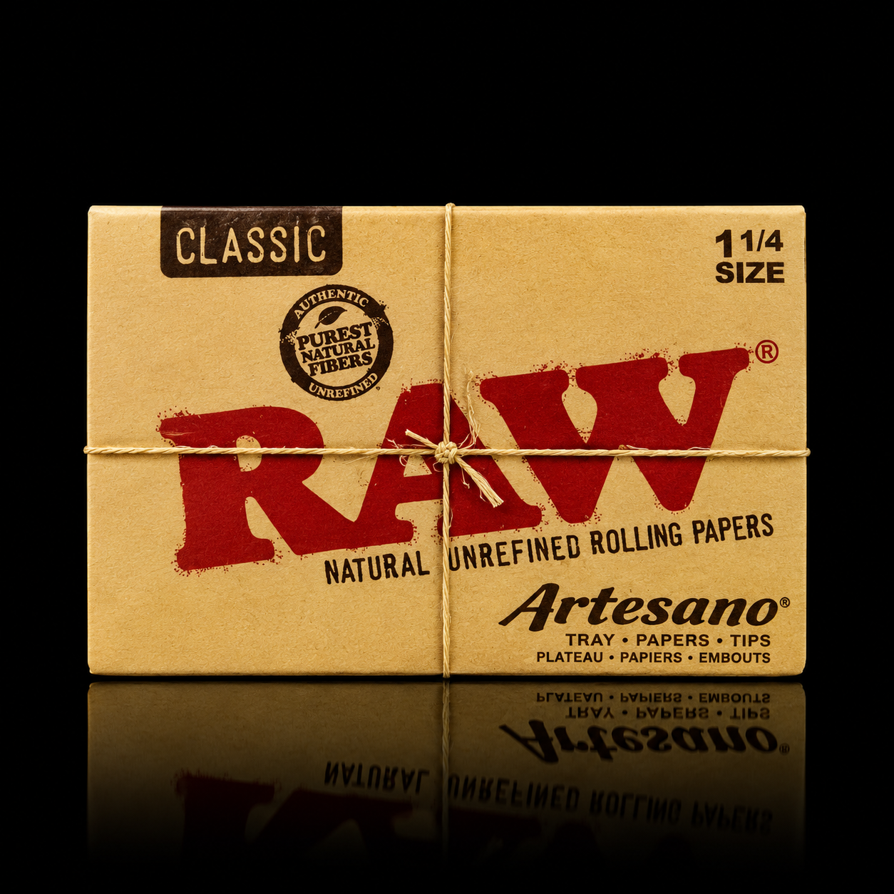 RAW Classic 1 1/4 Artesano Paper + Tips
