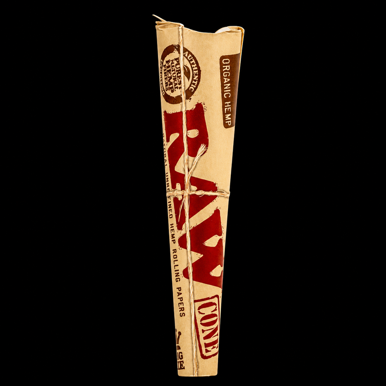 RAW Organic Hemp King 3 Cones Per Pack