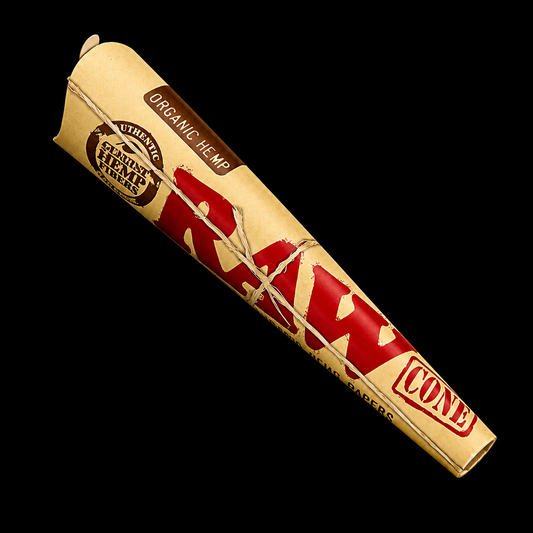 RAW Organic Hemp 1 1/4 6 Cones Per Pack